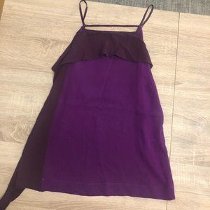 Ali Ro 100% Silk Asymmetrical Tank Top - Size 2